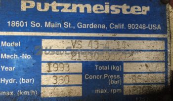 1993 43M PUTZMEISTER full
