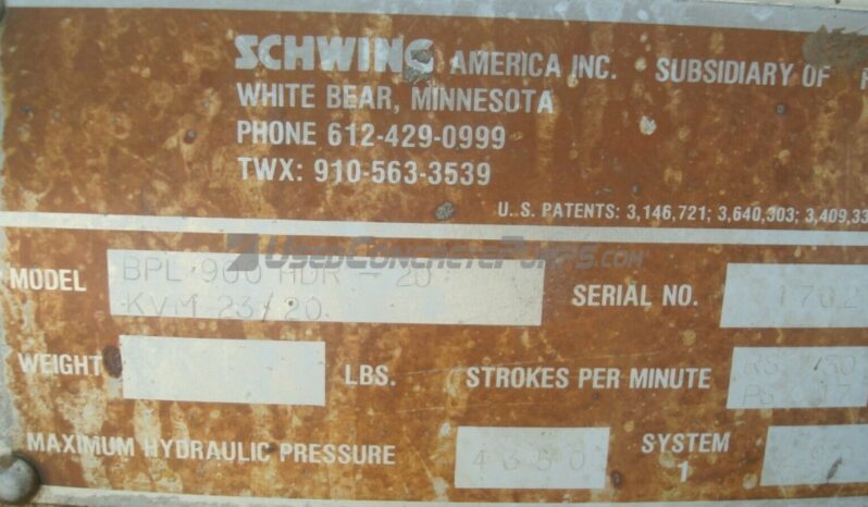 1989 23M SCHWING ON A INTERNATIONAL full